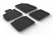Custom Fit Rubber Floor Mats Compatible With Renault Espace 04.2015-04.2023 4 Pcs Set, With Raised Edge, Award Winning Design, Black Colour, Precision-Fit Rubber Car Mats