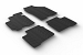 Custom Fit Rubber Floor Mats Compatible With Suzuki Swift 05.2017-03.2024 4 Pcs Set, With Raised Edge, Award Winning Design, Black Colour, Precision-Fit Rubber Car Mats