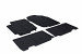 Custom Fit Rubber Floor Mats Compatible With Toyota RAV4 03.2013-12.2018 4 Pcs Set, With Raised Edge, Award Winning Design, Black Colour, Precision-Fit Rubber Car Mats
