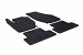 Design Gummi Fußmatten passend für Volvo V40 und V40 Cross Country BJ. 08.2012-01.2020 4 tlg mit erhöhtem Rand Farbe Schwarz Gummimatten Automatten passgenau
