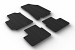 Custom Fit Rubber Floor Mats Compatible With Renault Arkana & Megane Conquest 03.2021-> 4 Pcs Set, With Raised Edge, Award Winning Design, Black Colour, Precision-Fit Rubber Car Mats