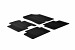 Custom Fit Rubber Floor Mats Compatible With Kia Ceed & Ceed Sportswagon (Estate) 05.2012-08.2015 4 Pcs Set, With Raised Edge, Award Winning Design, Black Colour, Precision-Fit Rubber Car Mats