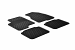 Custom Fit Rubber Floor Mats Compatible With Opel Antara 11.2006-03.2015 4 Pcs Set, With Raised Edge, Award Winning Design, Black Colour, Precision-Fit Rubber Car Mats