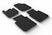 Custom Fit Rubber Floor Mats Compatible With Honda HR-V 02.2022-> 4 Pcs Set, With Raised Edge, Award Winning Design, Black Colour, Precision-Fit Rubber Car Mats
