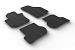 Custom Fit Rubber Floor Mats Compatible With Seat Altea XL 11.2006-09.2015 4 Pcs Set, With Raised Edge, Award Winning Design, Black Colour, Precision-Fit Rubber Car Mats