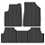 Custom Fit Rubber Floor Mats Compatible With Dongfeng Box 08.2025-> 4 Pcs Set, With Raised Edge, Award Winning Design, Black Colour, Precision-Fit Rubber Car Mats