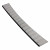 Stainless Steel Rear Bumper Protector Compatible With Toyota Aygo 03.2012-03.2022 Rearguard, Tailored Fit Bumper Guard,  Loading Edge Protector- Colour Brushed Stainless Steel