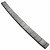 Stainless Steel Rear Bumper Protector Compatible With Jeep Avenger 03.2023-> Rearguard, Tailored Fit Bumper Guard,  Loading Edge Protector- Colour Brushed Stainless Steel