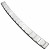 Stainless Steel Rear Bumper Protector Compatible With Skoda Superb Combi IV Estate 01.2024-> Rearguard, Tailored Fit Bumper Guard,  Loading Edge Protector- Colour Polished Stainless Steel (Chrome)