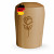Handgefertigte Mini-Urne aus Buchenholz mit Rosen-Gravur – Erinnerungsurne – 10 cm hoch – Gedenkurne – Kleine Urne für Teilasche, Tierasche oder Erinnerungsstücke – Symbol für Liebe, Erinnerung & Würde