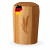 Handcrafted Beech Wood Urn with Wheat Engraving – 5L Natural Urn for Human Ashes, Cylindrical Memorial Design – Symbol of Gratitude, Sustainable & Chemical-Free