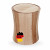 Handcrafted beech wood urn in cylindrical shape – 5 L capacity for human ashes – Natural urn for ash capsule – Oiled, pollutant-free, simple, sustainable & durable