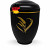 Handcrafted Matte Black Metal Urn with Gold Wheat Engraving – 4.5L Memorial Urn for Adult Ashes with Ash Capsule Insert – Symbol of Harvest, Life & Eternity