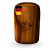 Handcrafted Walnut Wood Urn with Butterfly Engraving – 5L Natural Urn for Adult Ashes – Cylindrical Memorial Urn for Ash Capsule – Symbol of the Soul & Transformation – Elegant & Chemical-Free