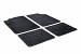 Design Universal Rubber Floor Mats Universal Fit With Raised Edge 4 Pcs Set Color Black Rubber Mats Car Mats